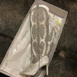 Gianni Bini Silver 20th Anniversary Boots